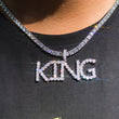 Load image into Gallery viewer, Diamond Custom Name Letter Necklace