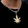 Load image into Gallery viewer, Iced Leaf Necklace