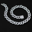 Load image into Gallery viewer, Infinity Link Chain (15mm) in White Gold