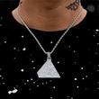 Load image into Gallery viewer, Baguette Pyramid Necklace