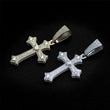 Load image into Gallery viewer, Clustered Infinity Cross + 12mm Miami Cuban Link Chain