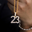 Load image into Gallery viewer, Custom Diamond Number Necklace