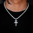 Load image into Gallery viewer, Gold Ankh Cross Necklace