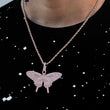 Load image into Gallery viewer, Iced Butterfly Pendant