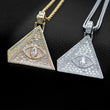 Load image into Gallery viewer, Baguette Pyramid Necklace
