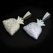 Load image into Gallery viewer, Money Bag Pendant+12mm Miami Cuban Link Chain