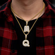 Load image into Gallery viewer, Single 2 Layer Luxury Initial Letter Necklace+Chain