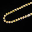 Load image into Gallery viewer, Yellow Stones Glacier Clustered Tennis Chain in Yellow Gold