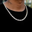 Load image into Gallery viewer, Round & Square Cut Tennis Chain 6mm