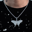 Load image into Gallery viewer, Iced Butterfly Pendant