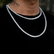 Load image into Gallery viewer, Square Cut Tennis Chain 5mm
