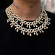 Load image into Gallery viewer, Iced Dripping Infinity Chain (15mm) in Yellow Gold