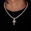 Load image into Gallery viewer, Gold Ankh Cross Necklace
