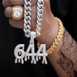 Load image into Gallery viewer, Custom Dripping Number Necklaces