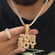 Load image into Gallery viewer, Custom Small Baguette Name Necklace