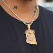 Load image into Gallery viewer, Iced Out Big Jesus Piece Necklace