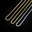 Load image into Gallery viewer, Gold Rope Chain 3mm