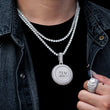 Load image into Gallery viewer, Spinning Diamond Custom Letter NecklacesSpinning Diamond Custom Letter Necklaces