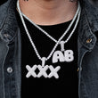 Load image into Gallery viewer, Large 3D Bubble Custom Letter Name Necklace
