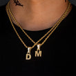 Load image into Gallery viewer, Solid Block Single Letter Necklace+Chain