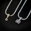 Load image into Gallery viewer, Custom Bubble Number Necklaces