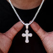 Load image into Gallery viewer, Diamond Round Cross Pendant