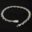 Load image into Gallery viewer, Iced Byzantine Link Chain (12mm) in Yellow Gold