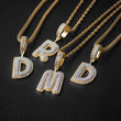 Load image into Gallery viewer, Single 2 Layer Luxury Initial Letter Necklace+Chain