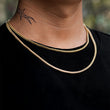 Load image into Gallery viewer, Gold Franco Chain 3mm