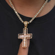 Load image into Gallery viewer, Diamond Two Side Cross Necklaces
