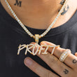 Load image into Gallery viewer, Custom Brush Paint Font Name Necklace