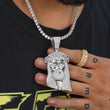 Load image into Gallery viewer, Iced Out Big Jesus Piece Necklace