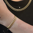 Load image into Gallery viewer, BUNDLE - (8mm) Miami Cuban Link Chain+Bracelet In Yellow Gold