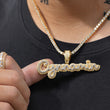 Load image into Gallery viewer, Custom DRMD Script Font Letter Name Necklaces
