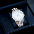 Load image into Gallery viewer, Diamond Baguette Watch In Yellow Gold DRMD Jewelry