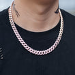 Load image into Gallery viewer, Women's Diamond Cuban Link Choker (10mm) in Rose Gold DRMD Jewelry