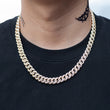 Load image into Gallery viewer, Women's Diamond Cuban Link Choker (10mm) in Yellow Gold DRMD Jewelry