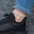 Load image into Gallery viewer, 10mm Women's Cuban Link Anklet in Yellow Gold