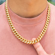 Load image into Gallery viewer, (12mm) Miami Cuban Link Chain In Yellow Gold