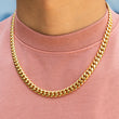 Load image into Gallery viewer, 8mm Miami Cuban Link Chain in Yellow Gold