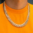 Load image into Gallery viewer, 14mm Prong Miami Cuban Link Chain In Yellow Gold