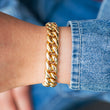 Load image into Gallery viewer, (12mm) Miami Cuban Link Bracelet In Yellow Gold