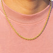Load image into Gallery viewer, Gold Rope Chain 4mm