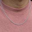 Load image into Gallery viewer, Womens Gold Rope Chain 2mm