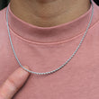 Load image into Gallery viewer, Womens Gold Rope Chain 2mm