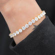 Load image into Gallery viewer, Round Cut Tennis Bracelet (6mm) in Yellow Gold
