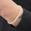 Load image into Gallery viewer, Round Cut Tennis Bracelet (6mm) in Yellow Gold