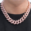 Load image into Gallery viewer, Baguette Cuban Chain (19mm) in Rose Gold