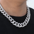Load image into Gallery viewer, Miami Cuban Link Chain (19mm) in White Gold