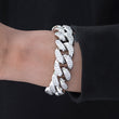 Load image into Gallery viewer, Miami Cuban Link Bracelet (19mm) in White Gold